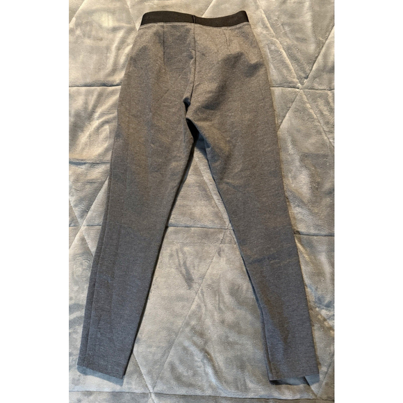Banana Republic Pull On Ponte Pants Gray Comfort Pleated Fitted Office Women's 0 - Picture 10 of 11